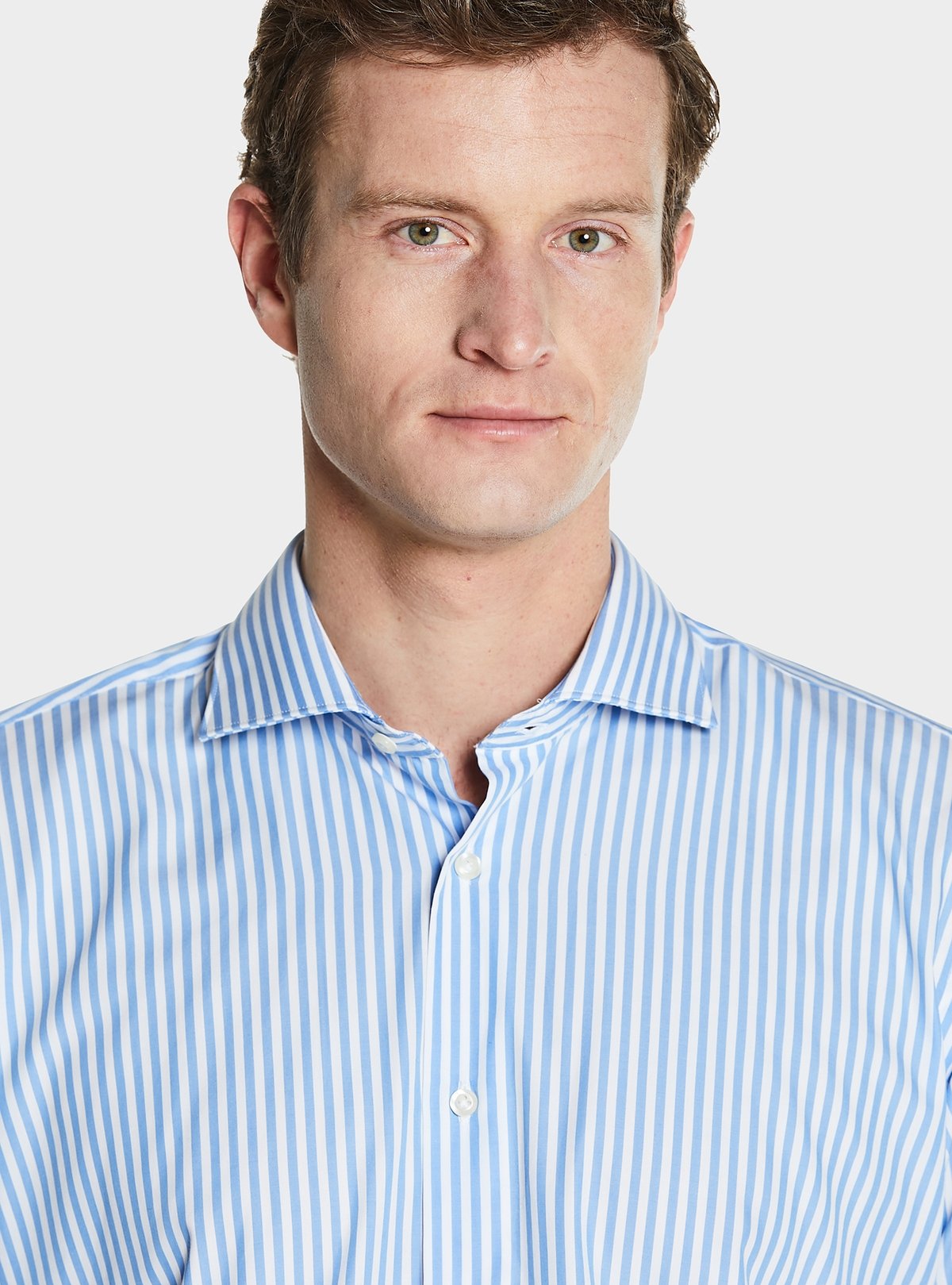 Camicia in cotone a righe