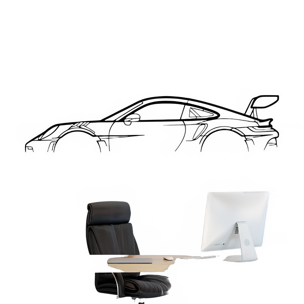 Car Silhouette Wall Art Sticker Vinyl Home Decor Automotive Service Center Garage Car Beauty Shop Decoration Decals Murals