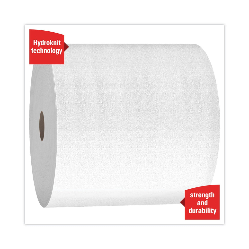 WypAll X50 Cloths, Jumbo Roll, 13.4 x 9.8, White, 1,100/Roll