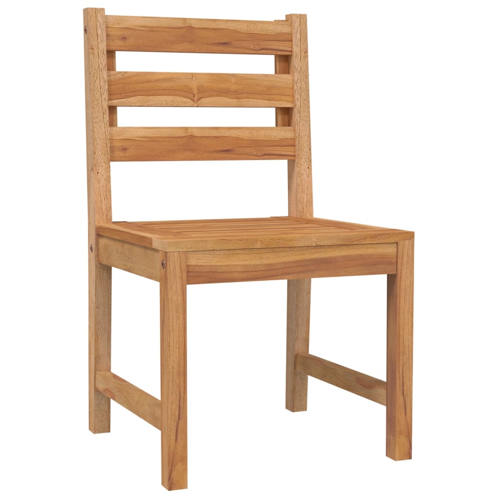 vidaXL 7 Piece Patio Dining Set Solid Wood Teak