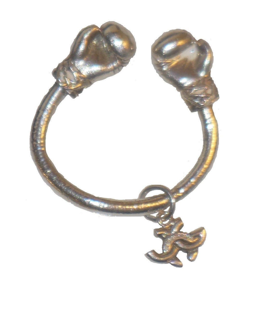 Boxing Glove Pendant-18K Gold. Keep fighting for good, health, life & love.