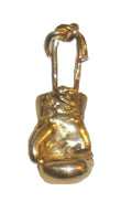 Boxing Glove Pendant-18K Gold. Keep fighting for good, health, life & love.