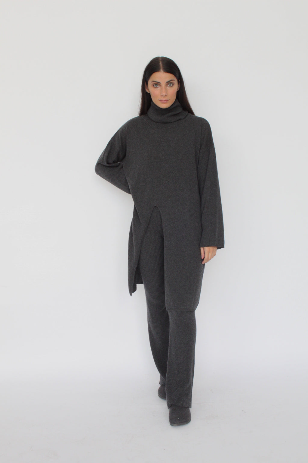 Pantalone in maglia in misto Cashmere - Angela