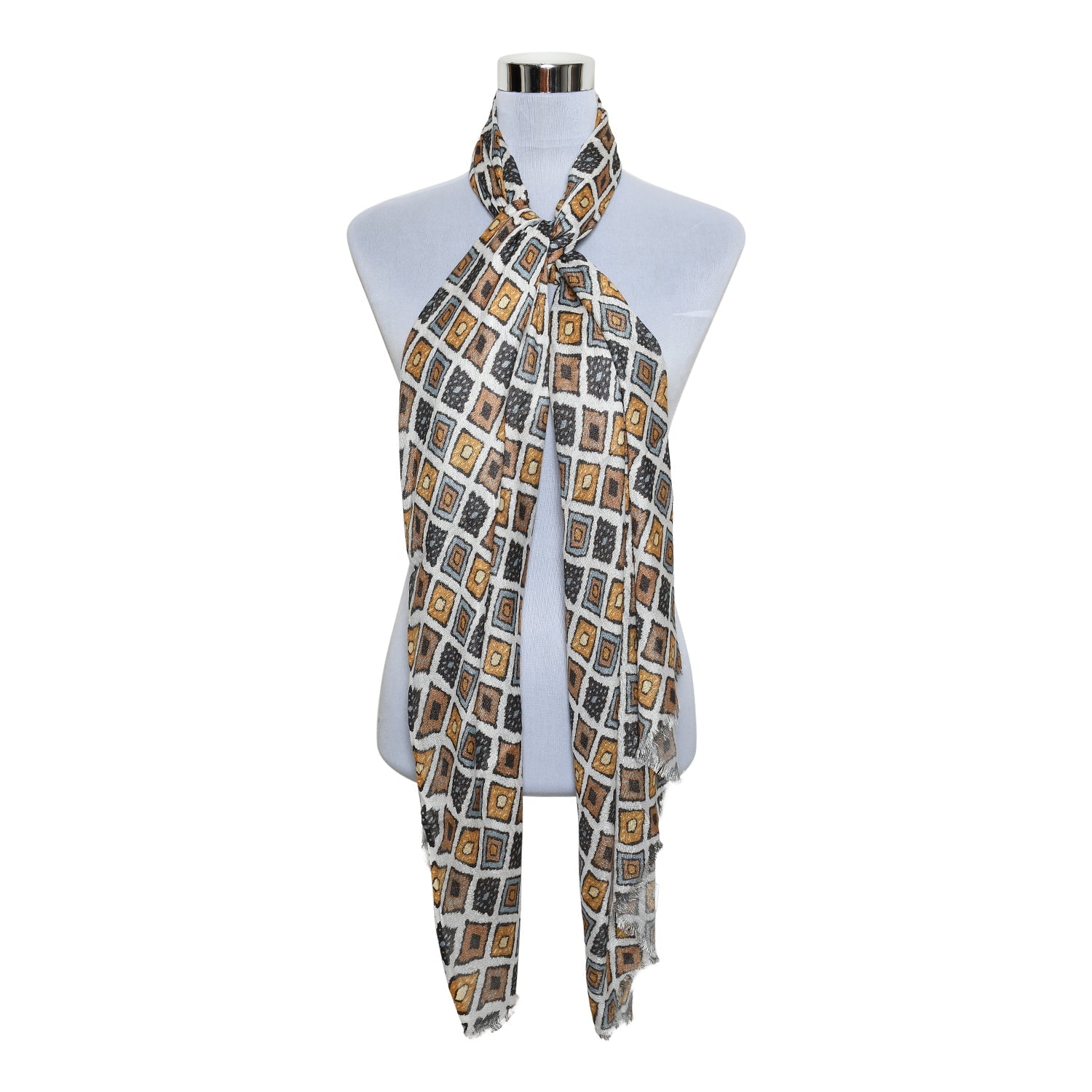 Womens Viscose Print Scarf Lightweight Wraps MV515