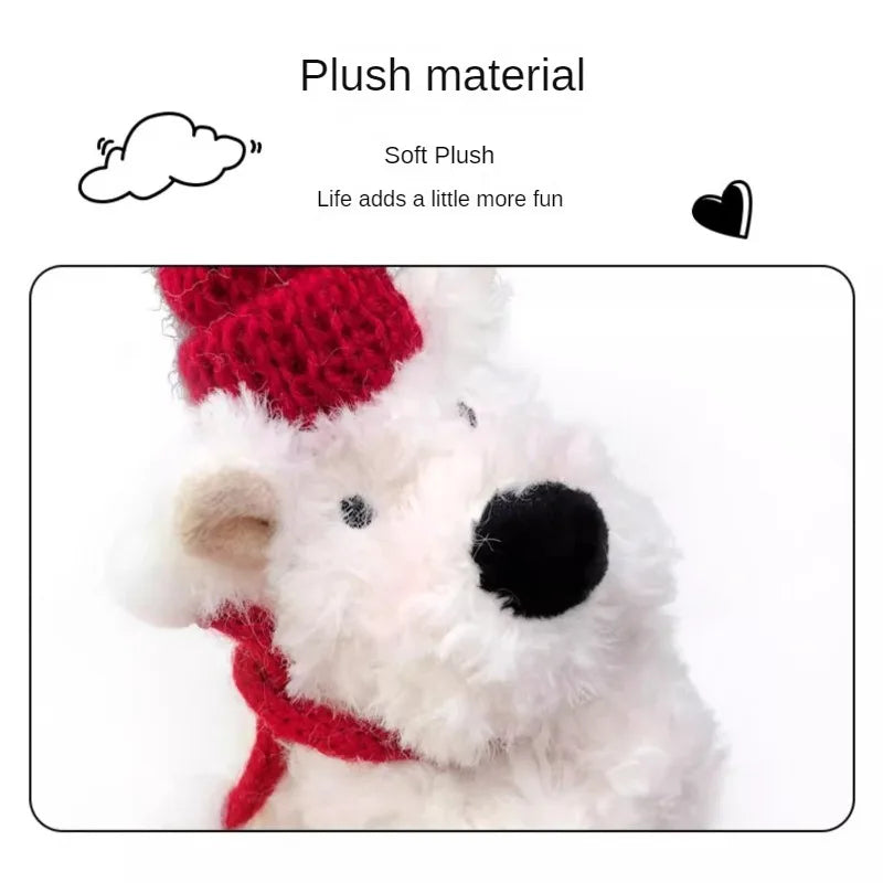 New Car Wiper Turn Signal Switch Decoration,Puppy Plush Doll Clutch Decor,kawaii Dog Car Wiper Doll Car Interior Accessories