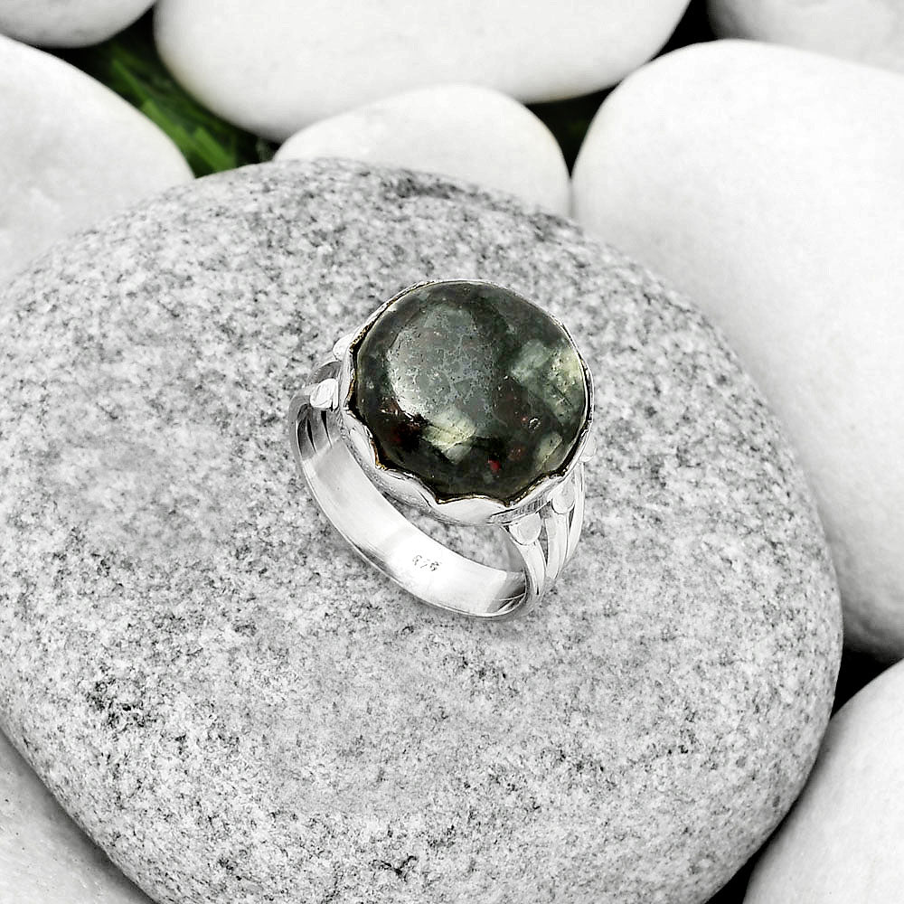 Natural Russian Eudialyte Ring size-9 R-1338 SDR184433