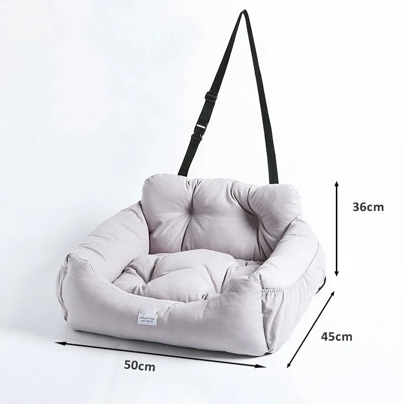 Puppy Dog Car Seat Travel Central Control Portable Pet Carrier for Small Dogs Chihuahua Teddy Cats Car Transport Dog Accessories