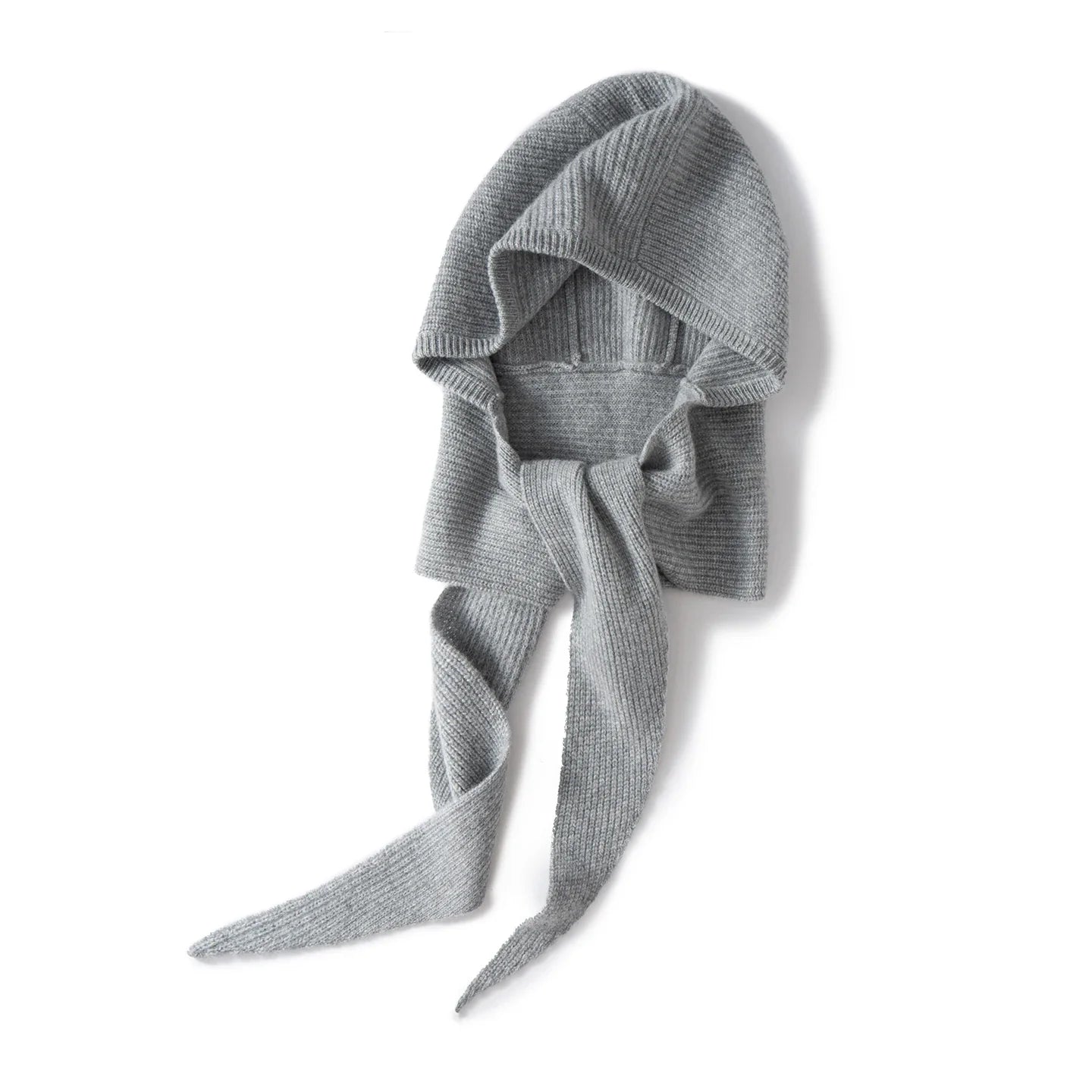 TLOML Women‘s 100% Cashmere Hat Scarf Integrated Cashmere Hat  Autumn Winter Soft Warm Cashmere Knitwear Luxury Scarf Hat