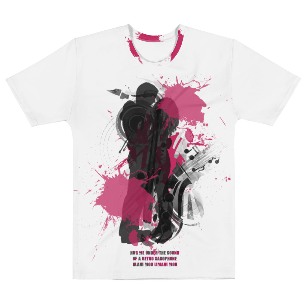 RETRO SAXOPHONΕ Men's t-shirt by Gianneli