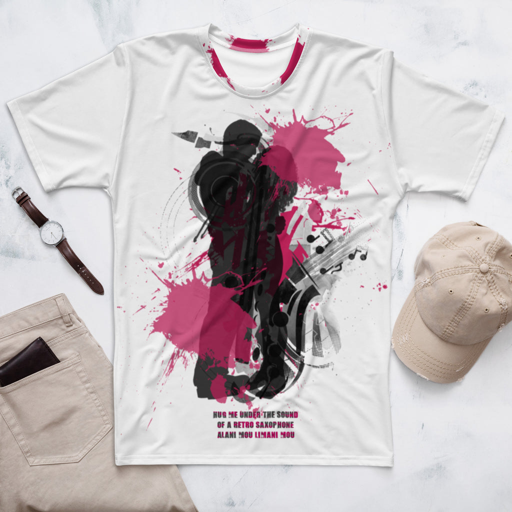 RETRO SAXOPHONΕ Men's t-shirt by Gianneli