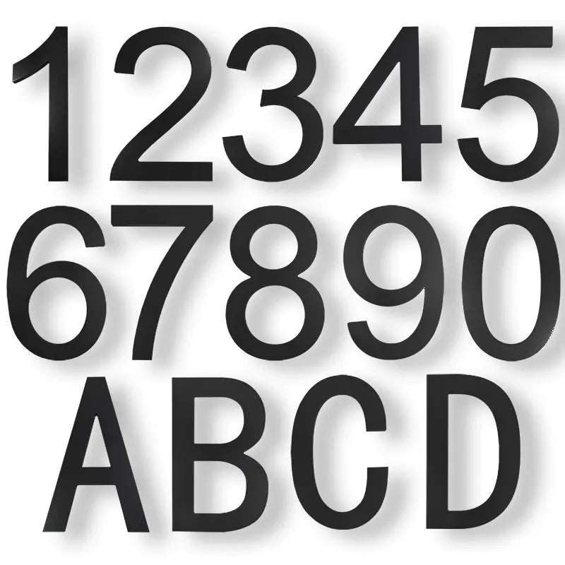 Acrylic Floating House Number