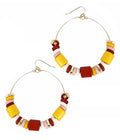 FIMO WIRE HOOP EARRING