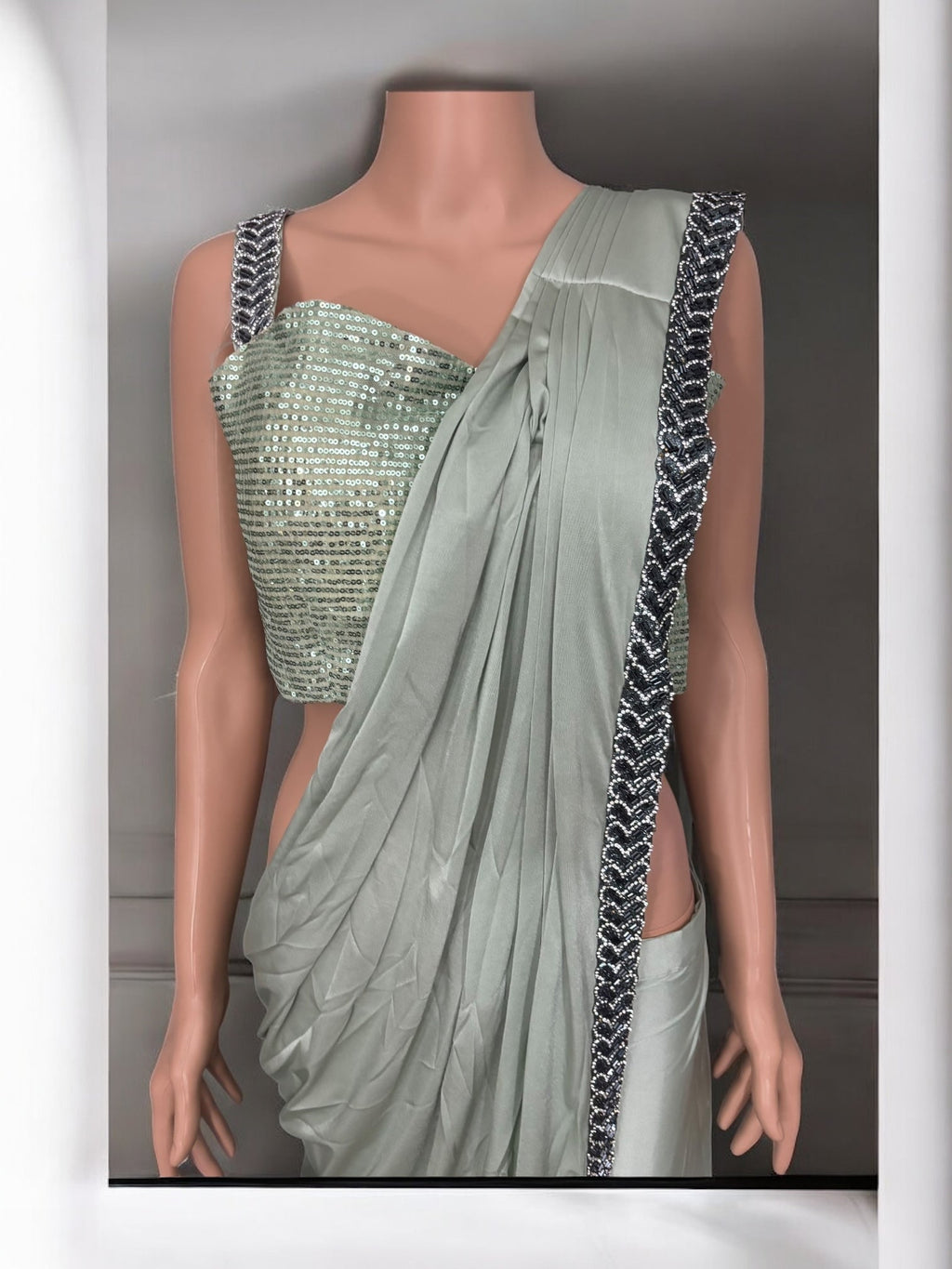 Traditional Ready to Wear Saree with Ready Blouse– Cultural Wear for Women,J1