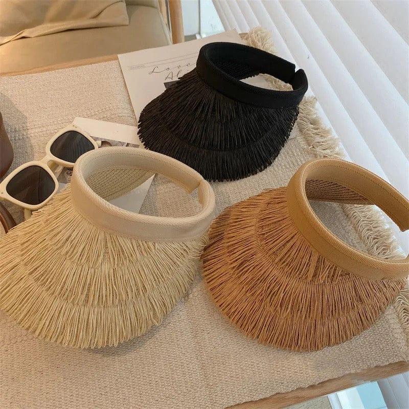 Straw Sun visor